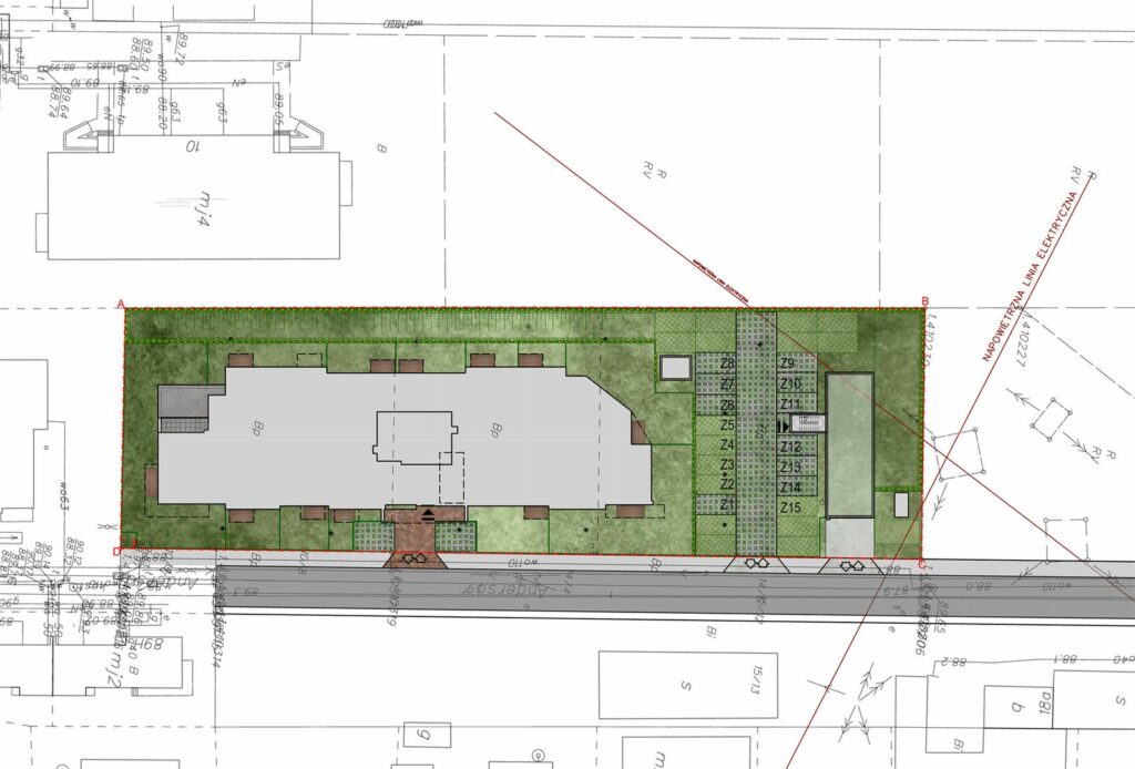 Plan osiedla Andersa 3